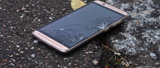 Smartphone cassé